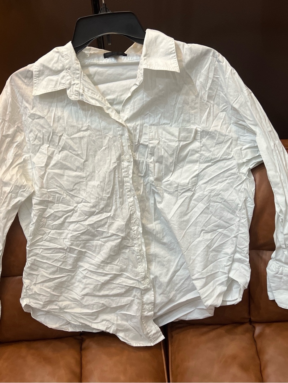 Dynamite White Collared Button Shirt